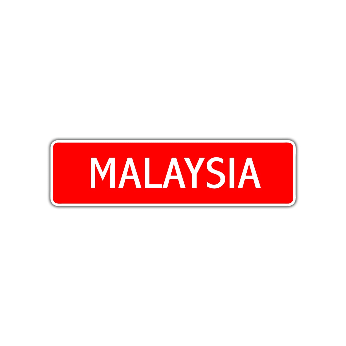 Malaysia Street Sign