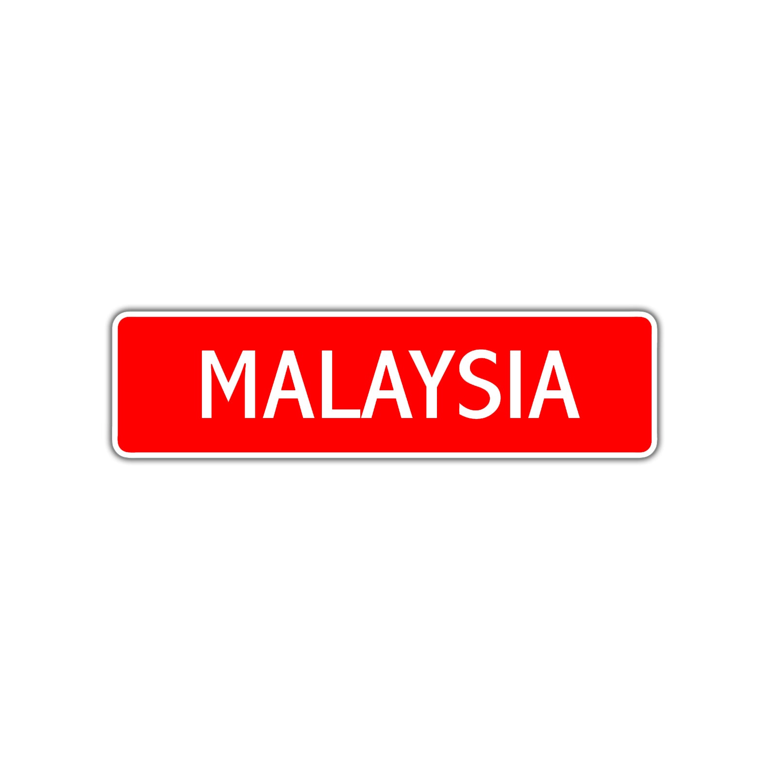 Malaysia Street Sign