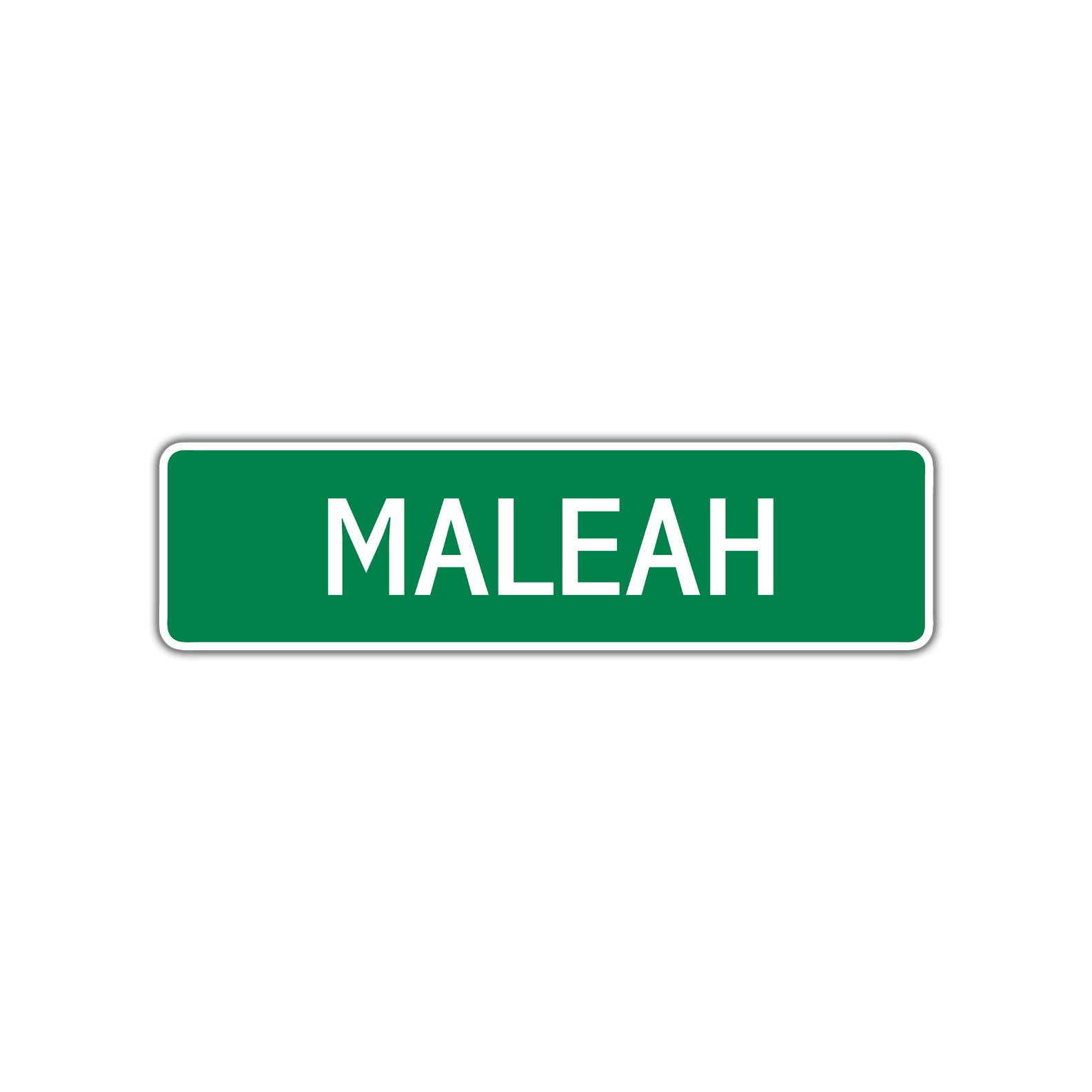 Maleah Street Sign