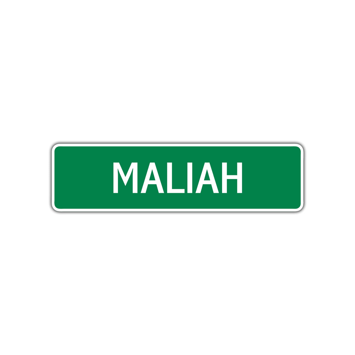 Maliah Street Sign 
