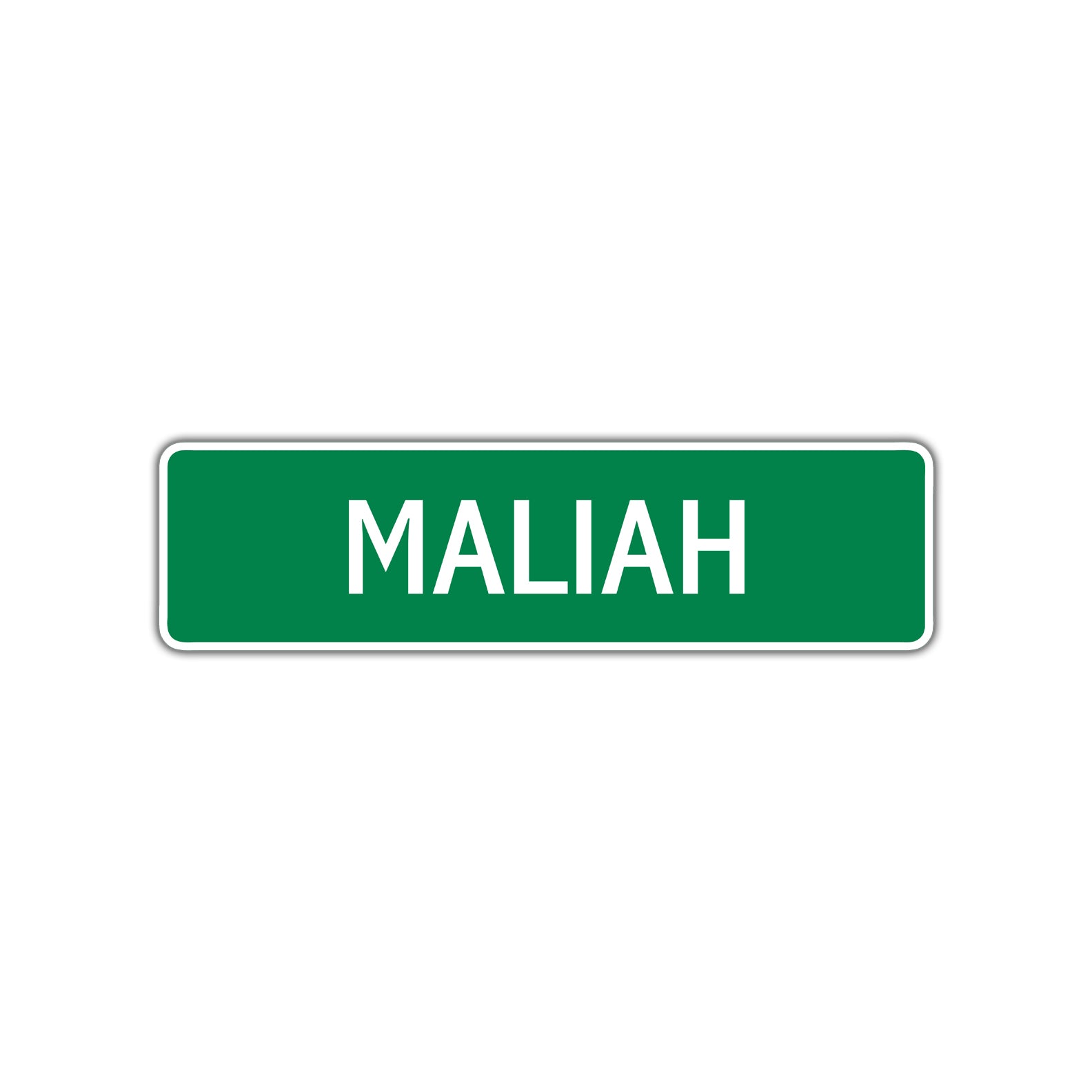 Maliah Street Sign 