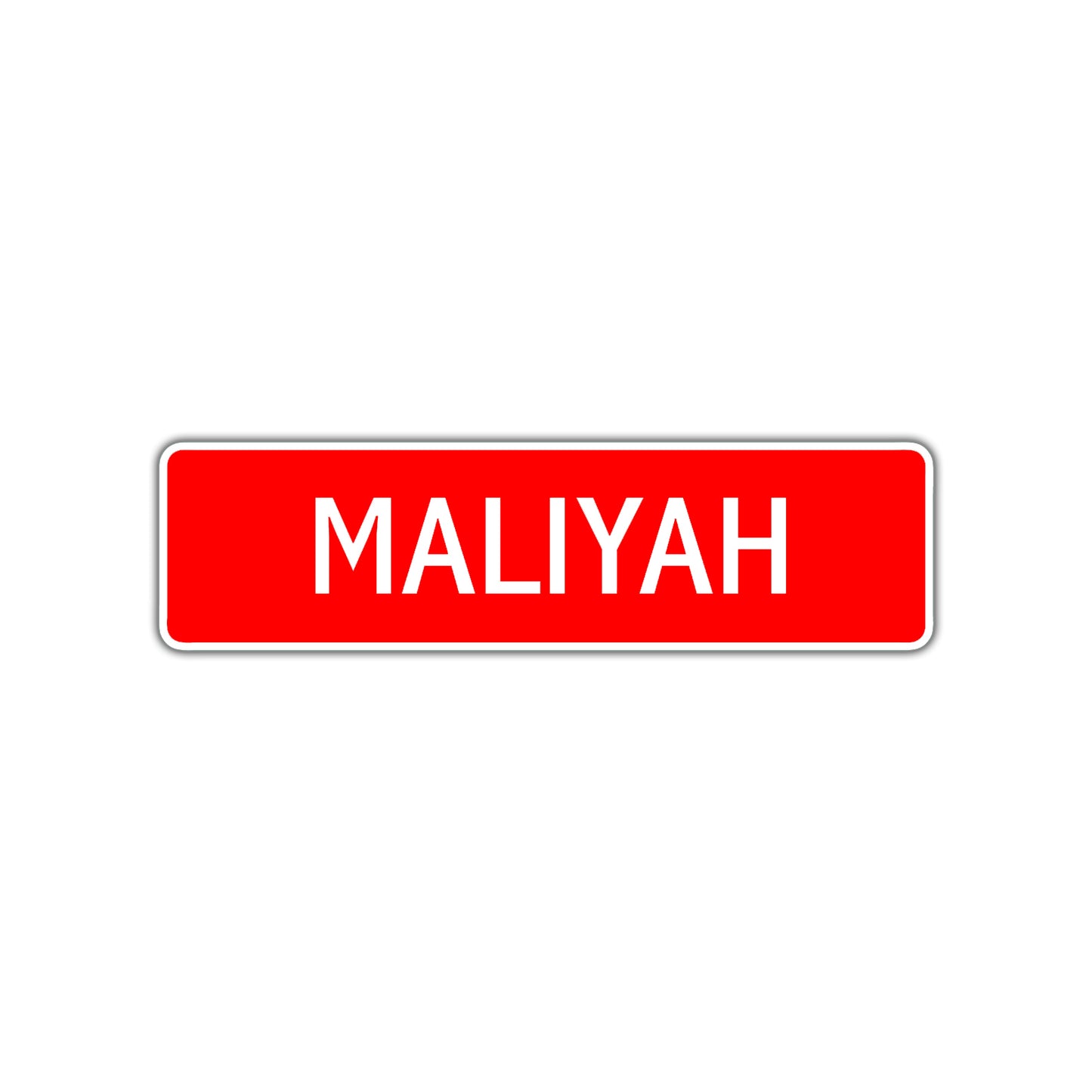 Maliyah Street Sign