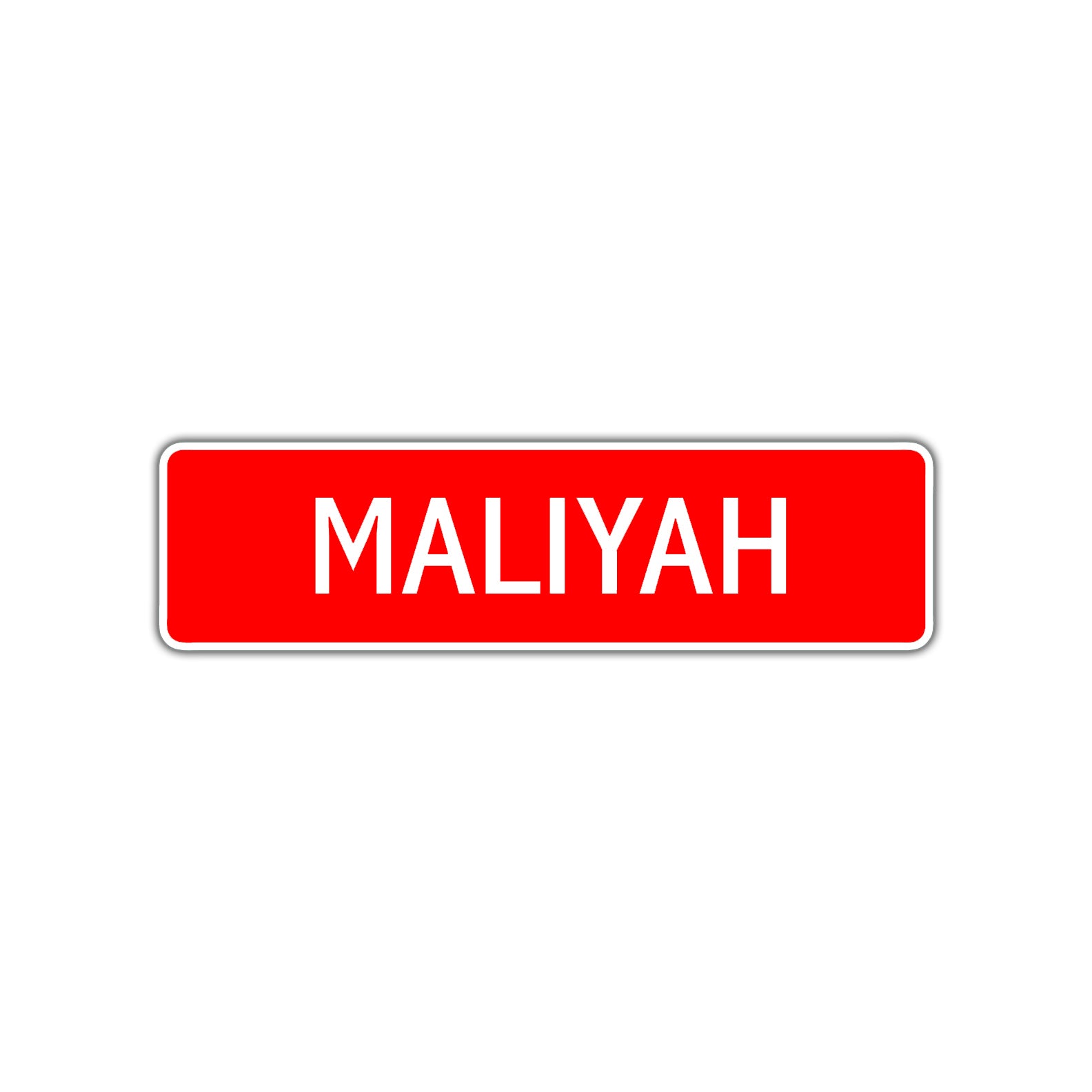 Maliyah Street Sign