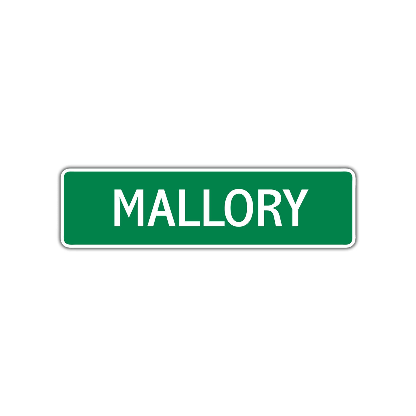 Mallory Street Sign Plate