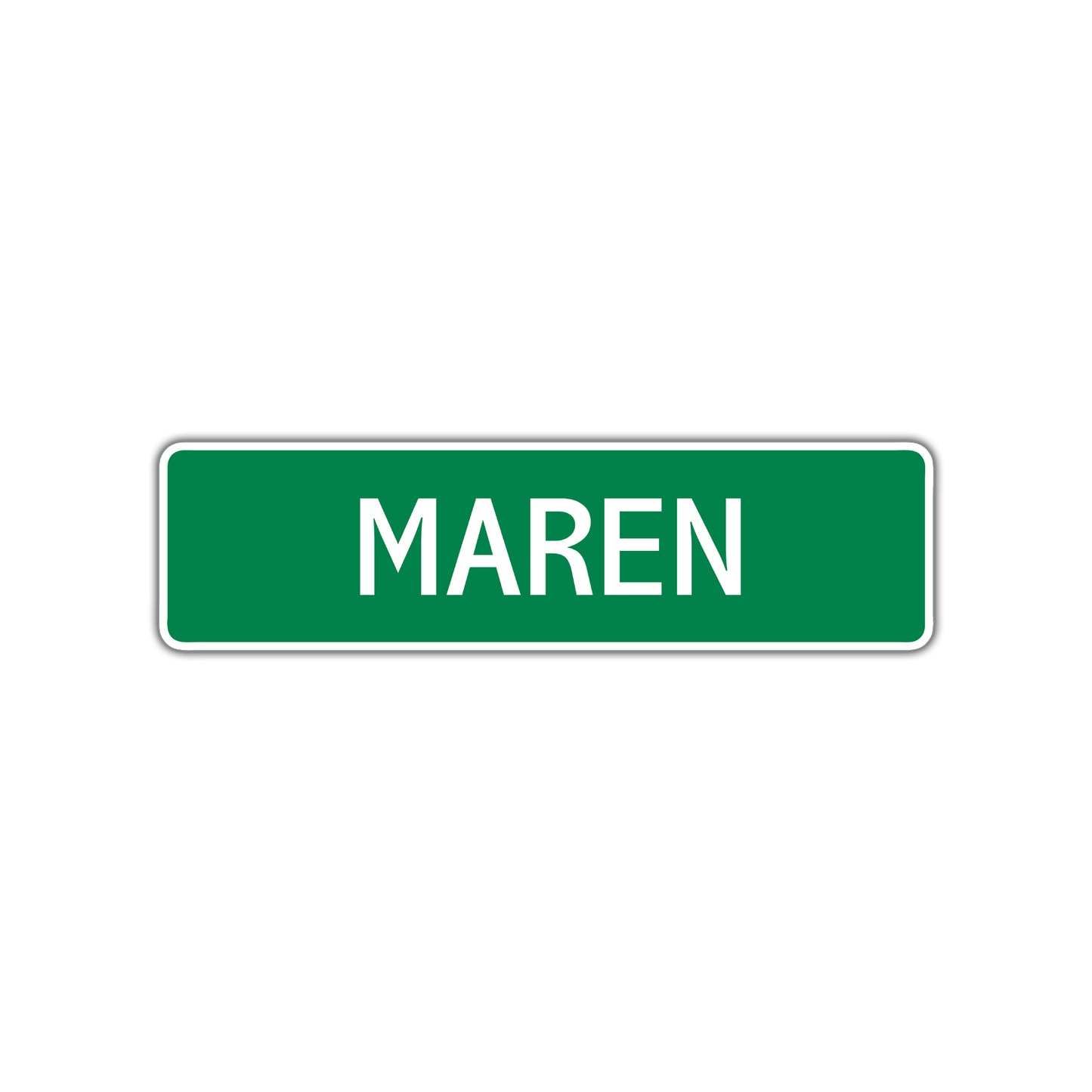 Maren Street Sign