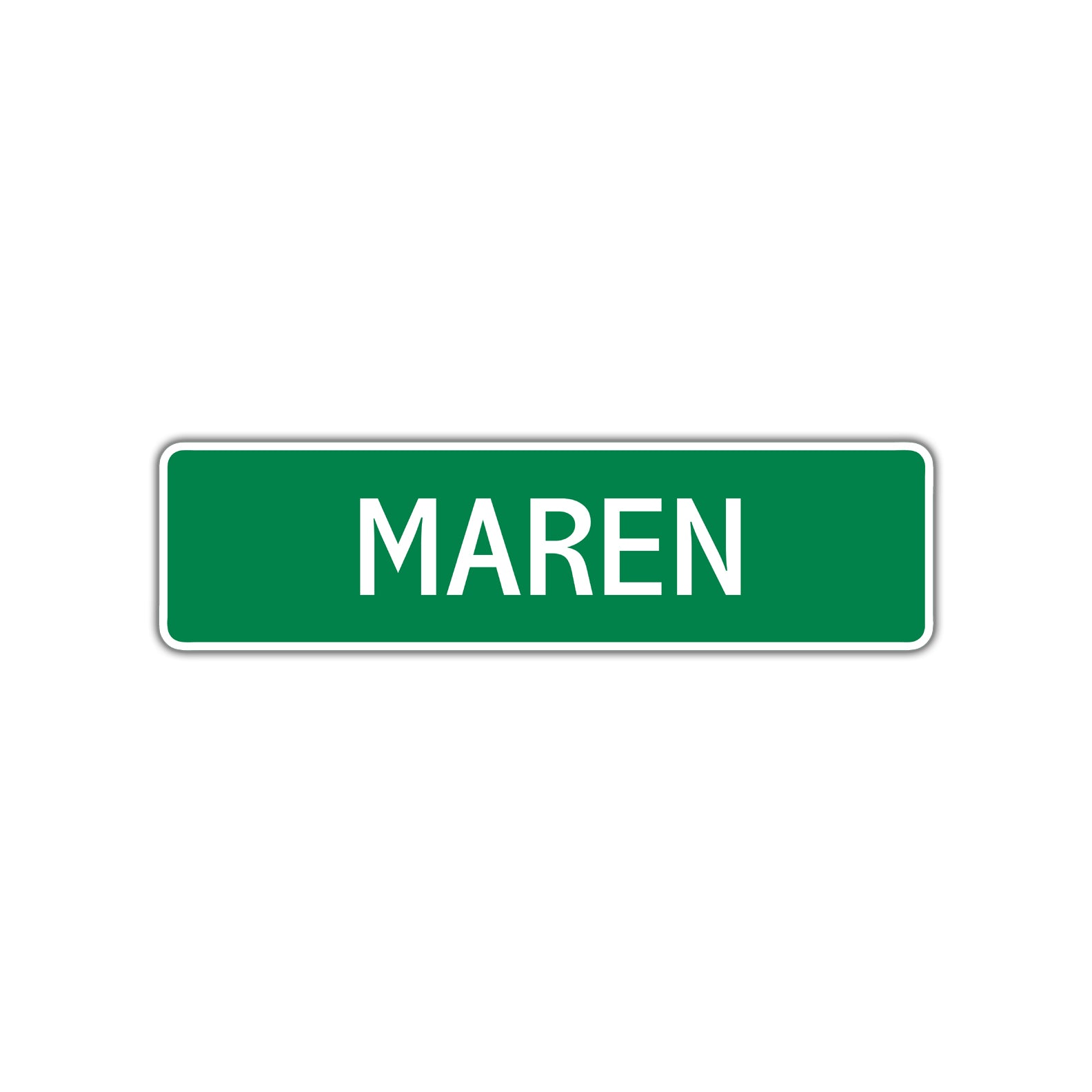 Maren Street Sign