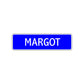 Margot Street Metal Sign Plate