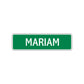 Mariam Street Sign Plate