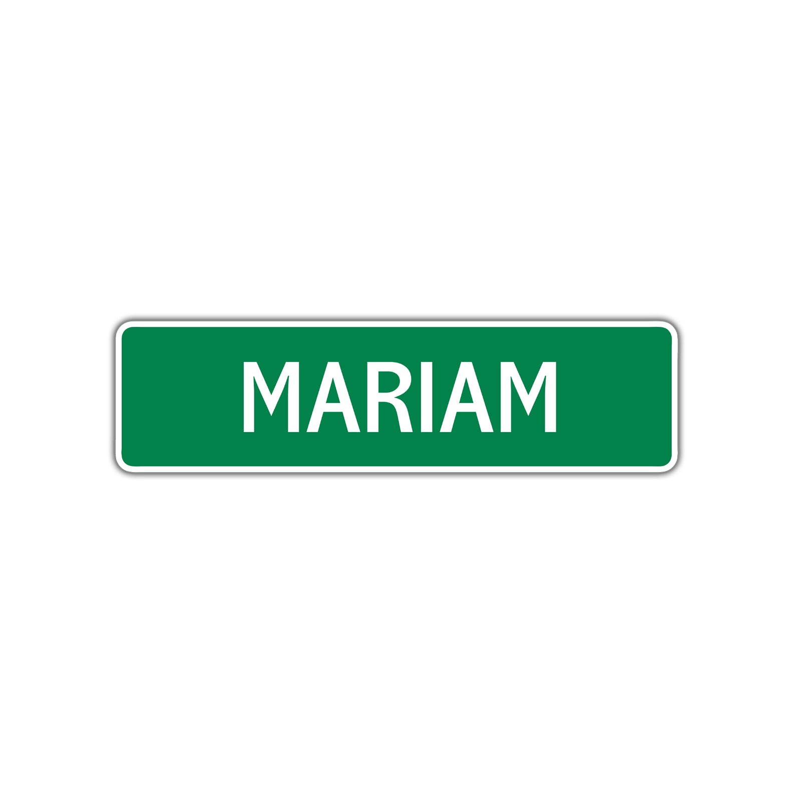 Mariam Street Sign Plate