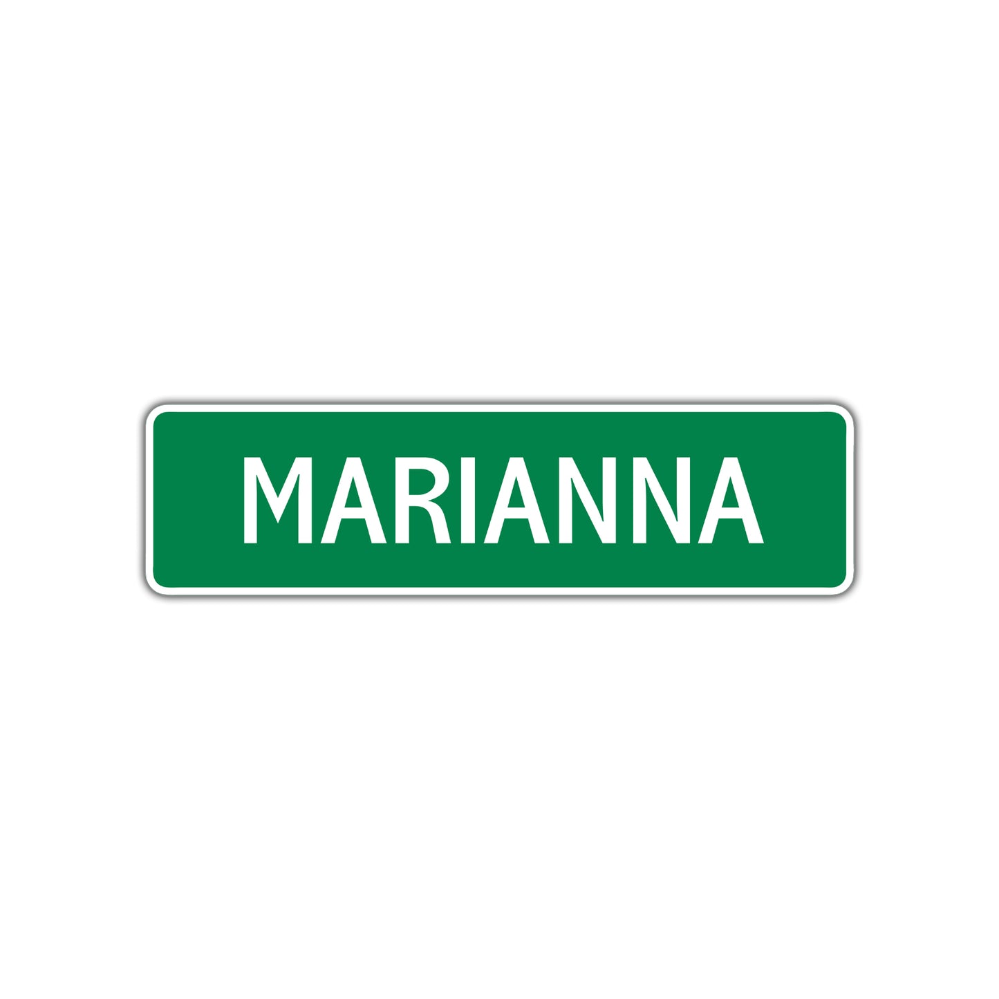Marianna Street Sign