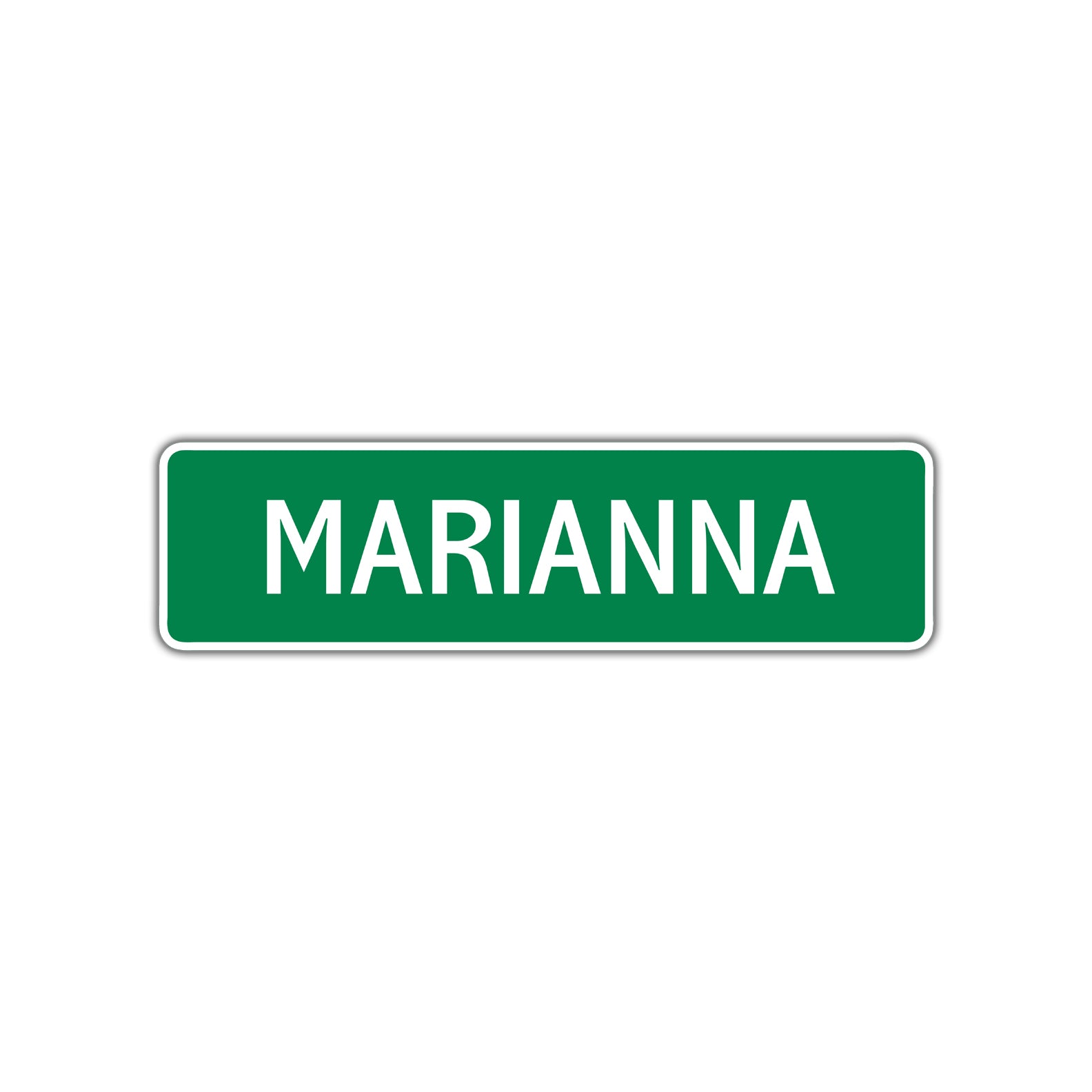 Marianna Street Sign
