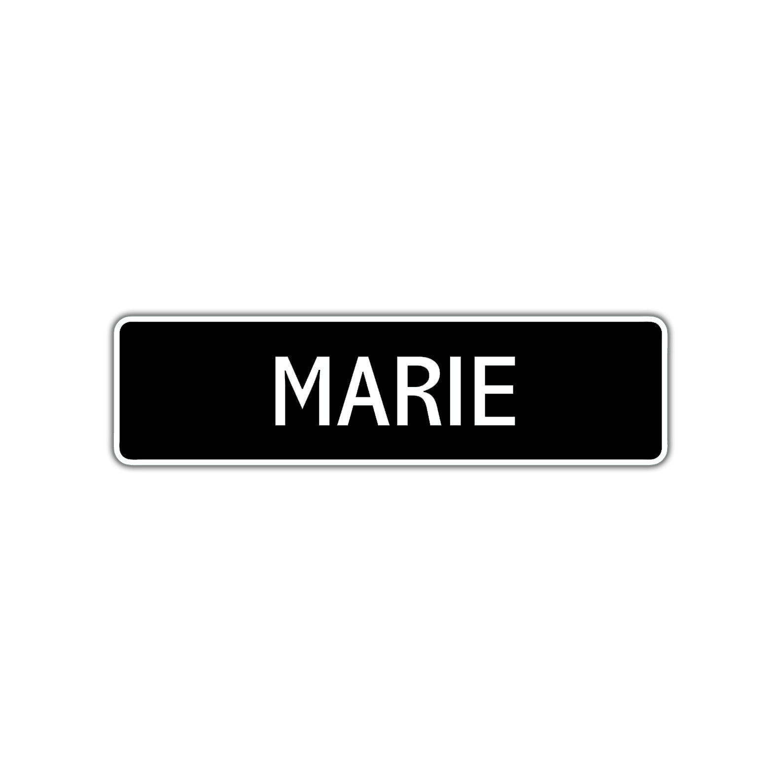 Marie Street Metal Sign  