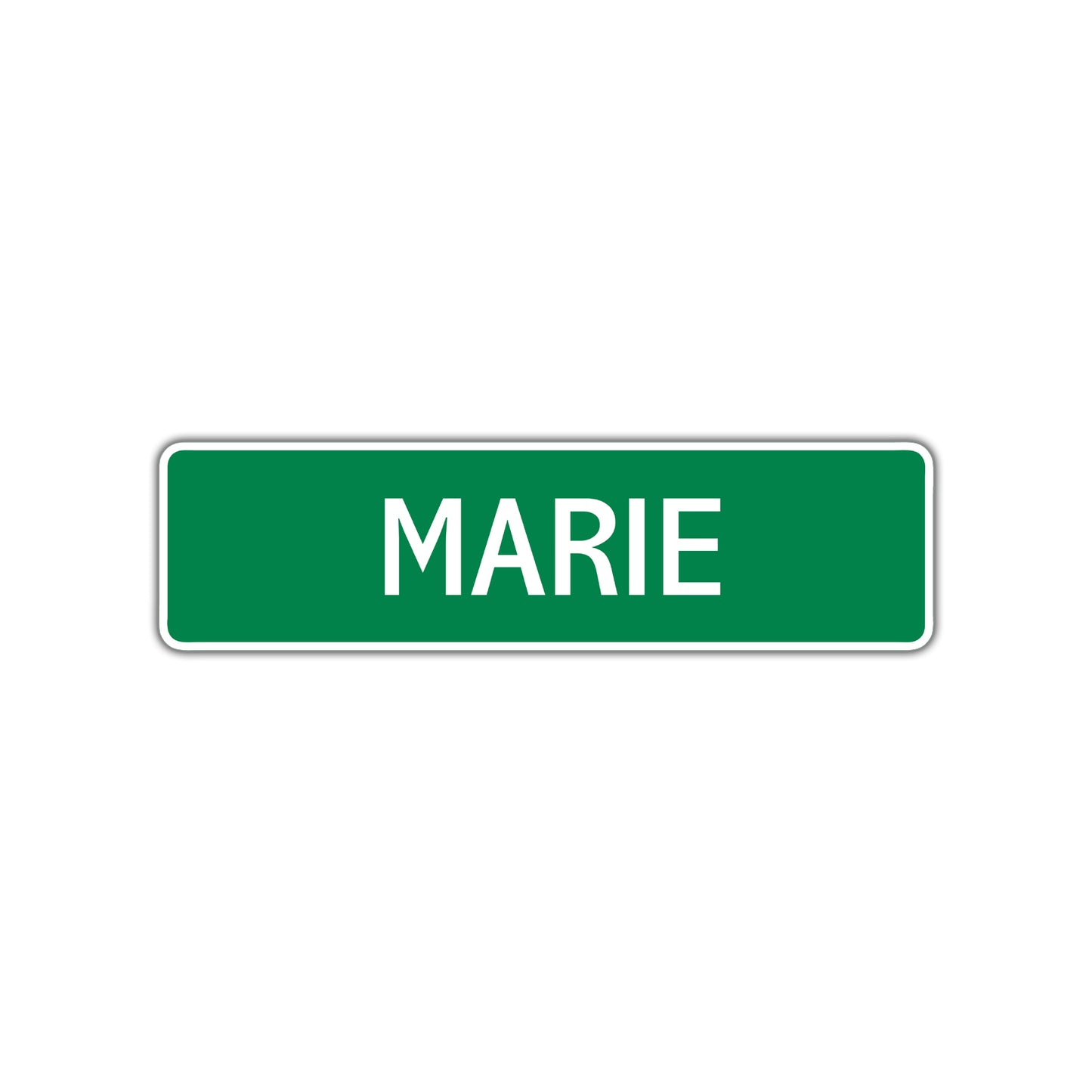 Marie Street Sign Plate