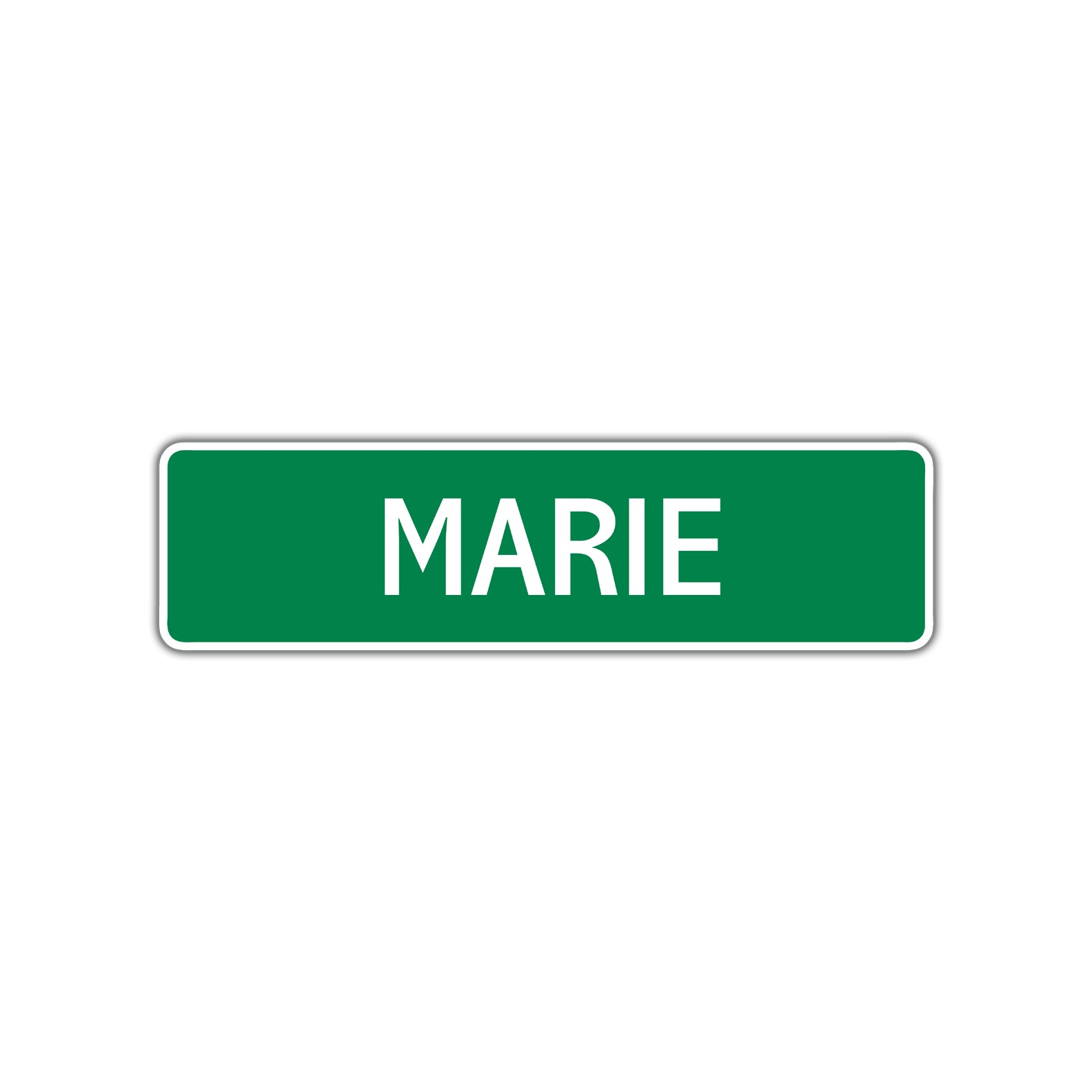 Marie Street Sign Plate