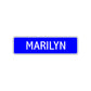 Marilyn Street Metal Sign Plate