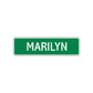 Marilyn Street Sign Plate