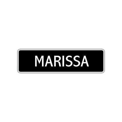 Marissa Street Metal Sign