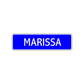 Marissa Street Metal Sign Plate