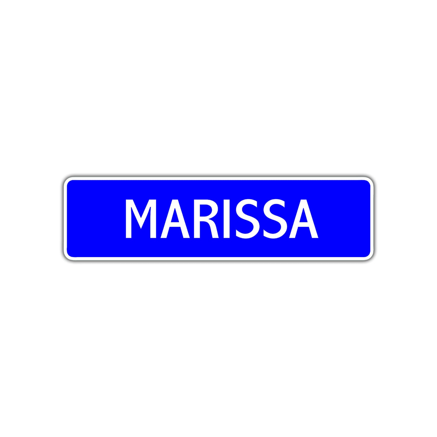 Marissa Street Metal Sign Plate