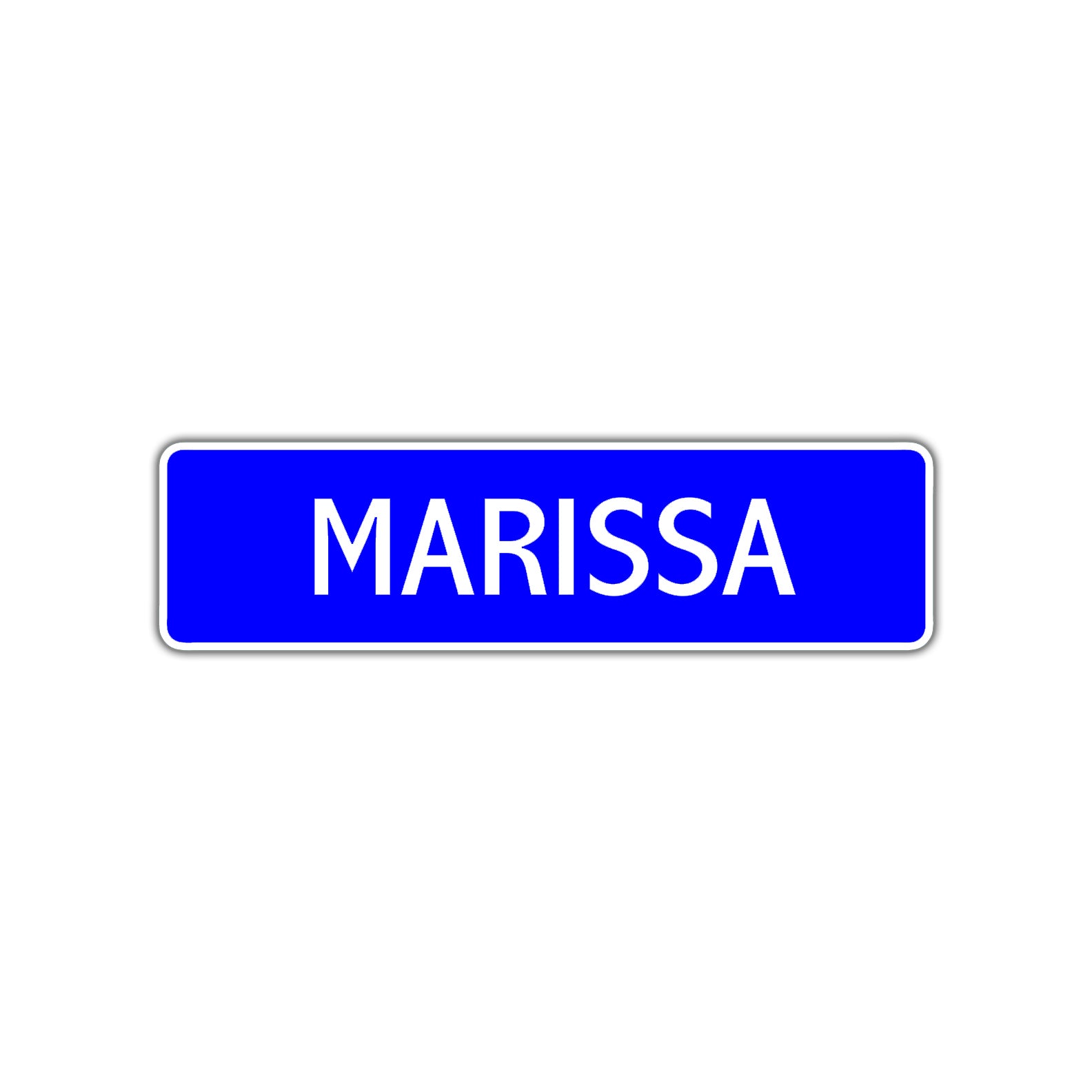 Marissa Street Metal Sign Plate