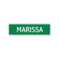 Marissa Street Sign Plate