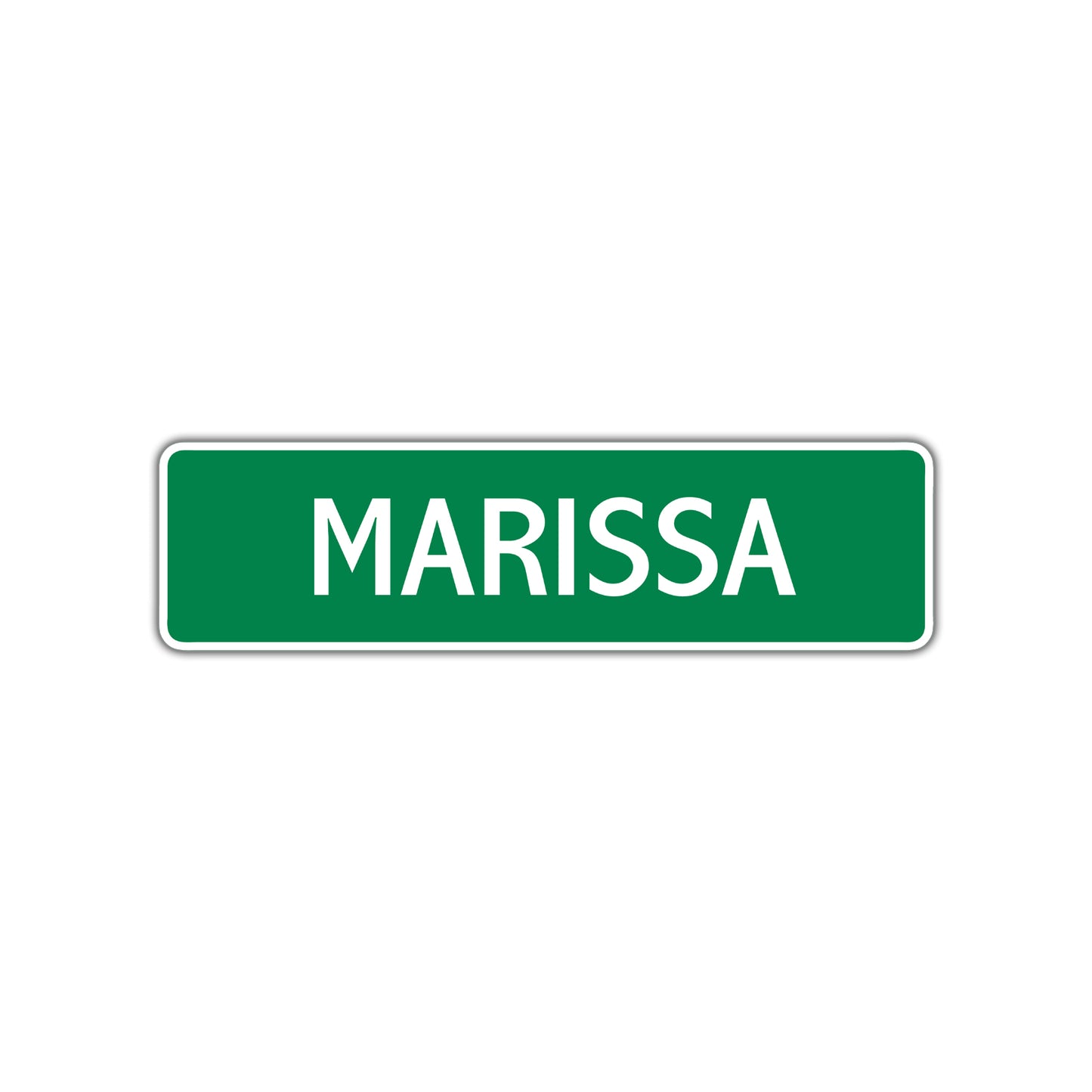 Marissa Street Sign Plate