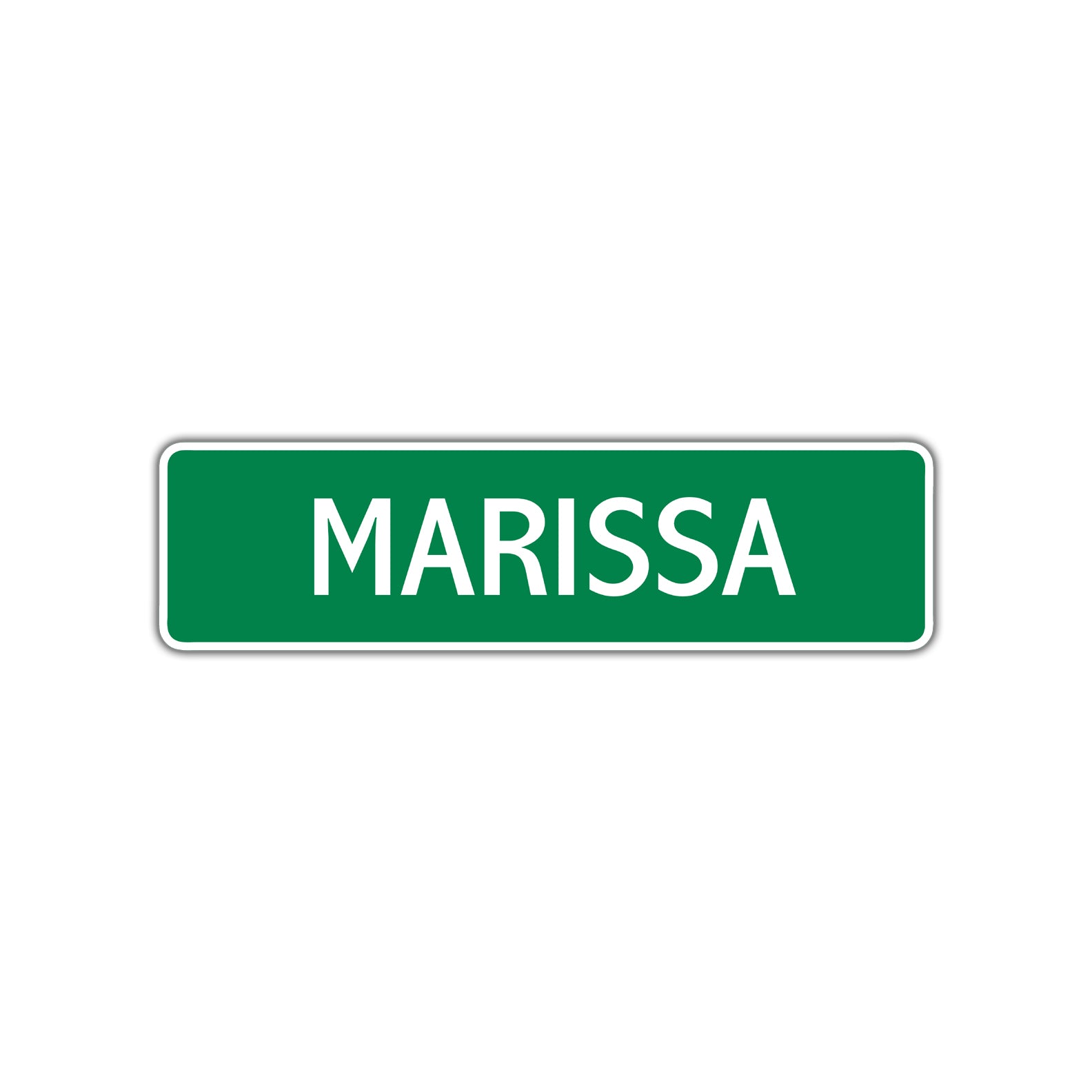 Marissa Street Sign Plate