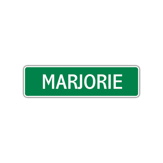 Marjorie Street Sign