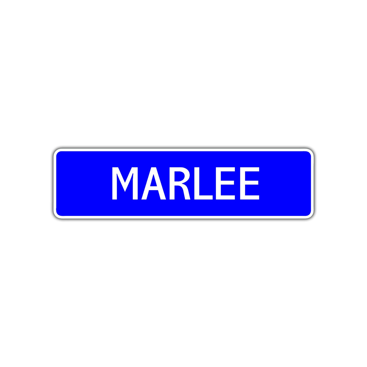 Marlee Street Metal Sign Plate