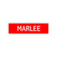 Marlee Street Sign