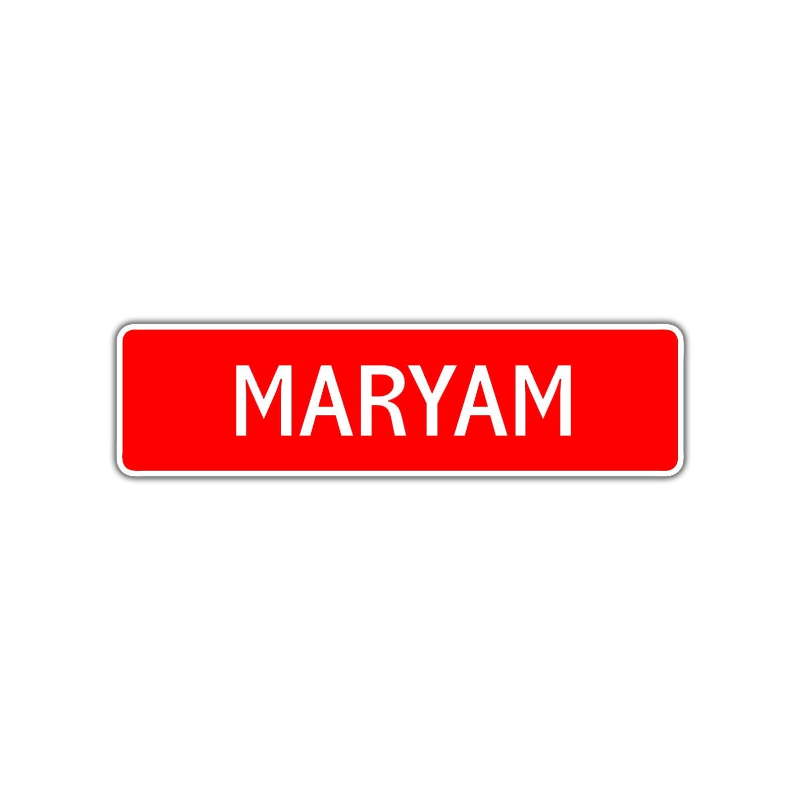 Maryam Street Sign