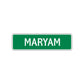 Maryam Street Sign Plate
