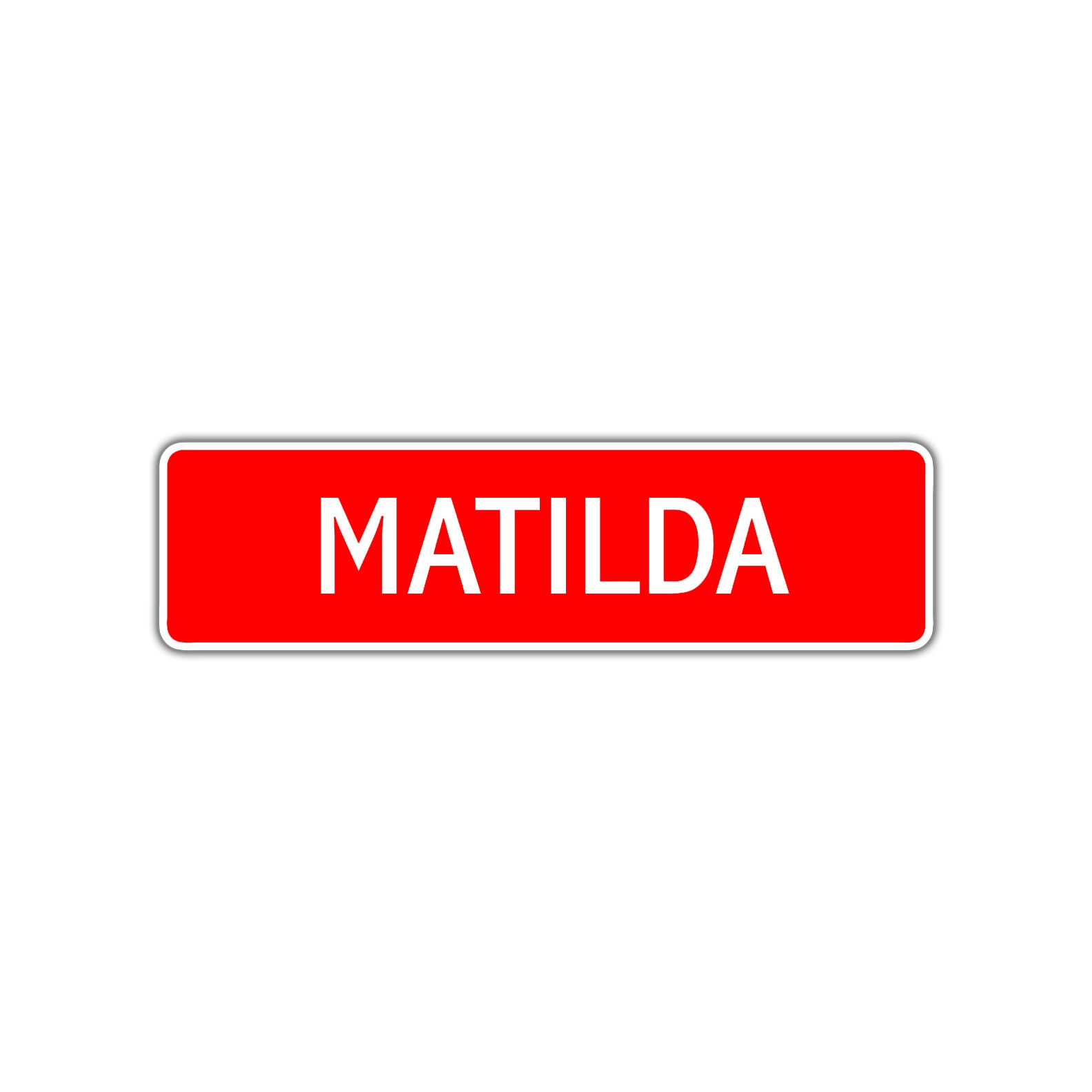 Matilda Street Sign