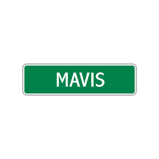 Mavis Street Sign 