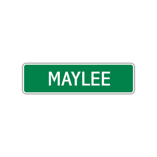 Maylee Street Sign