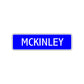 Mckinley Street Metal Sign