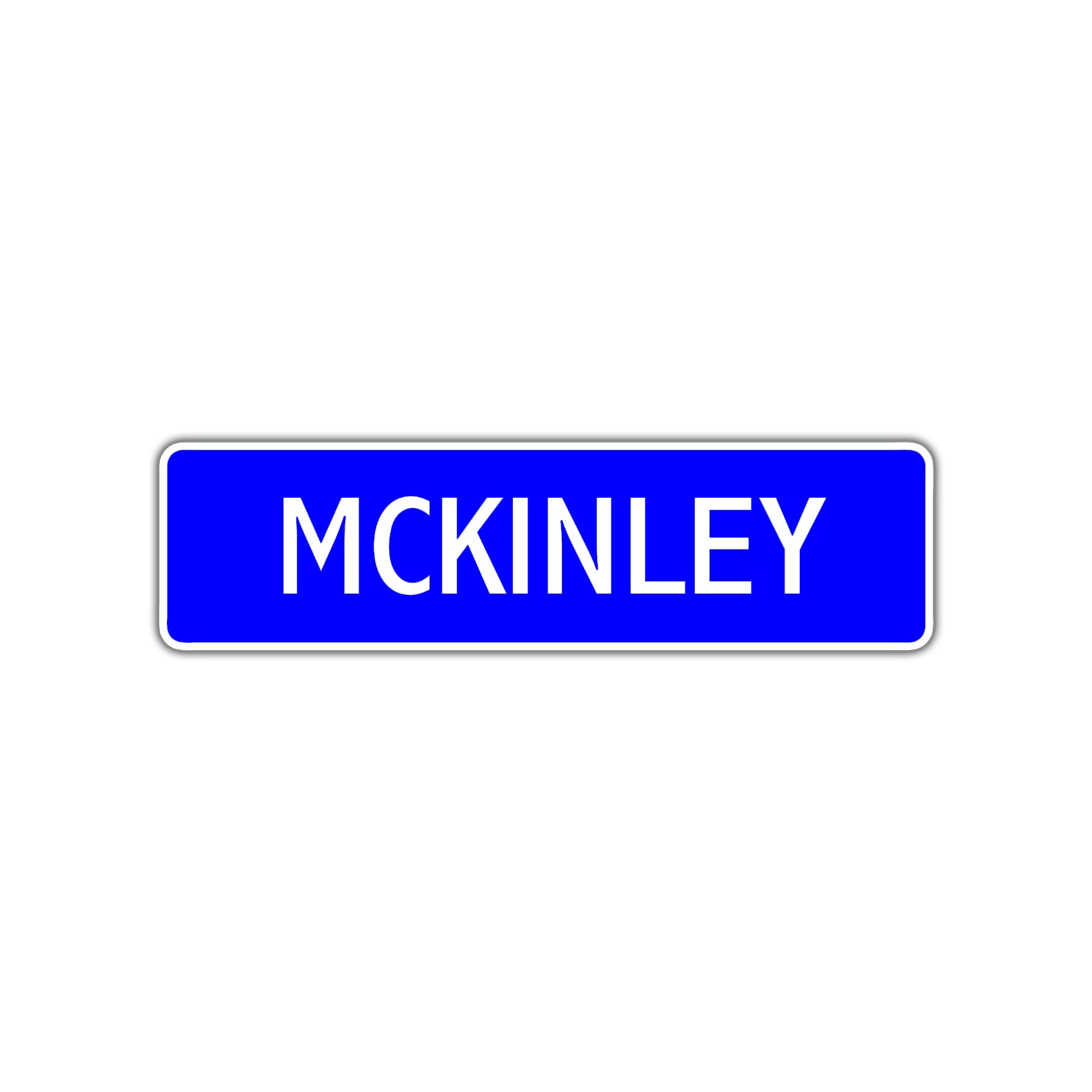 Mckinley Street Metal Sign