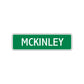 Mckinley Street Sign Plate