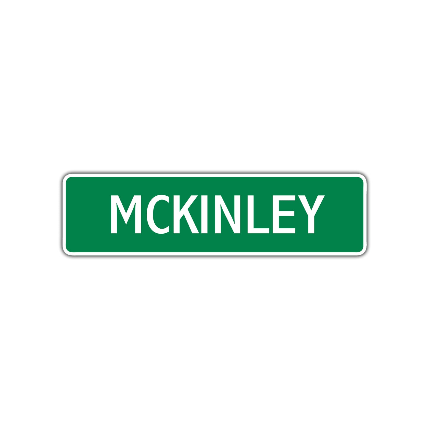 Mckinley Street Sign Plate