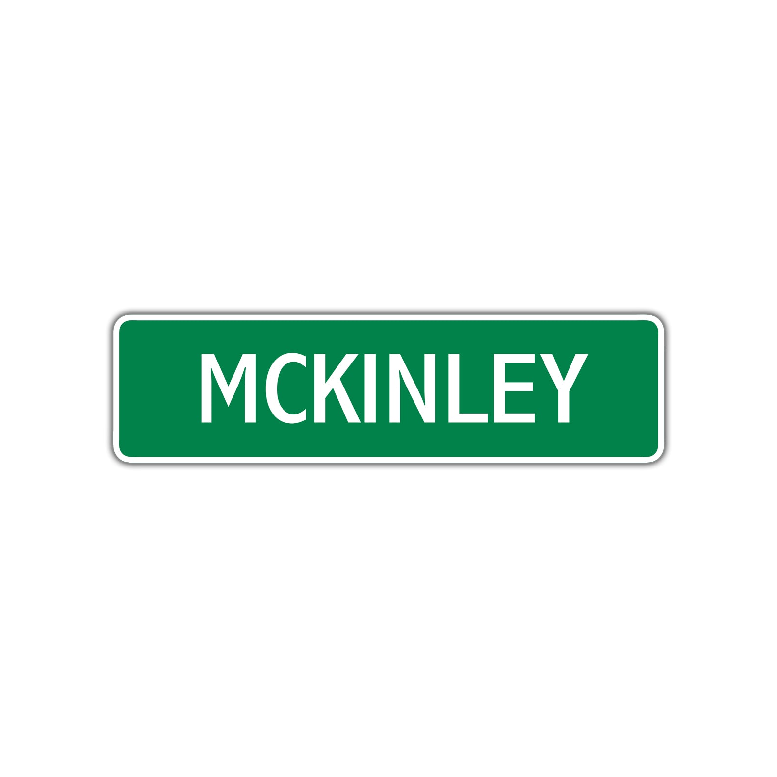 Mckinley Street Sign Plate