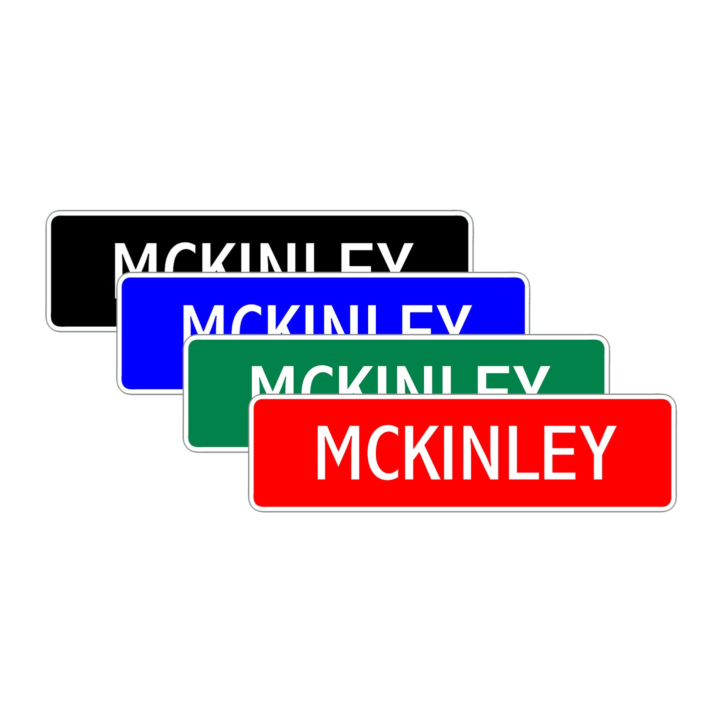 Mckinley Street Signs