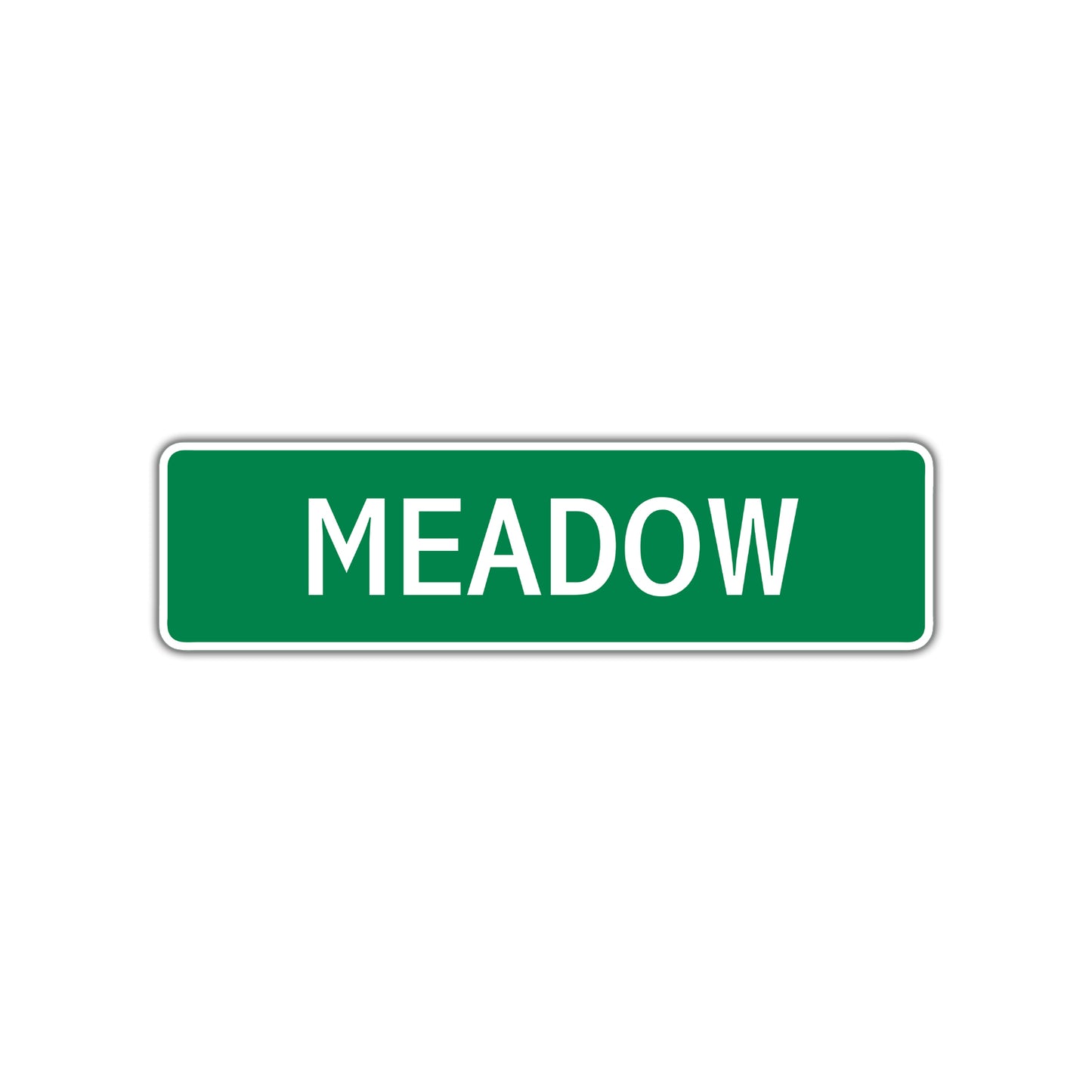Meadow Street Sign