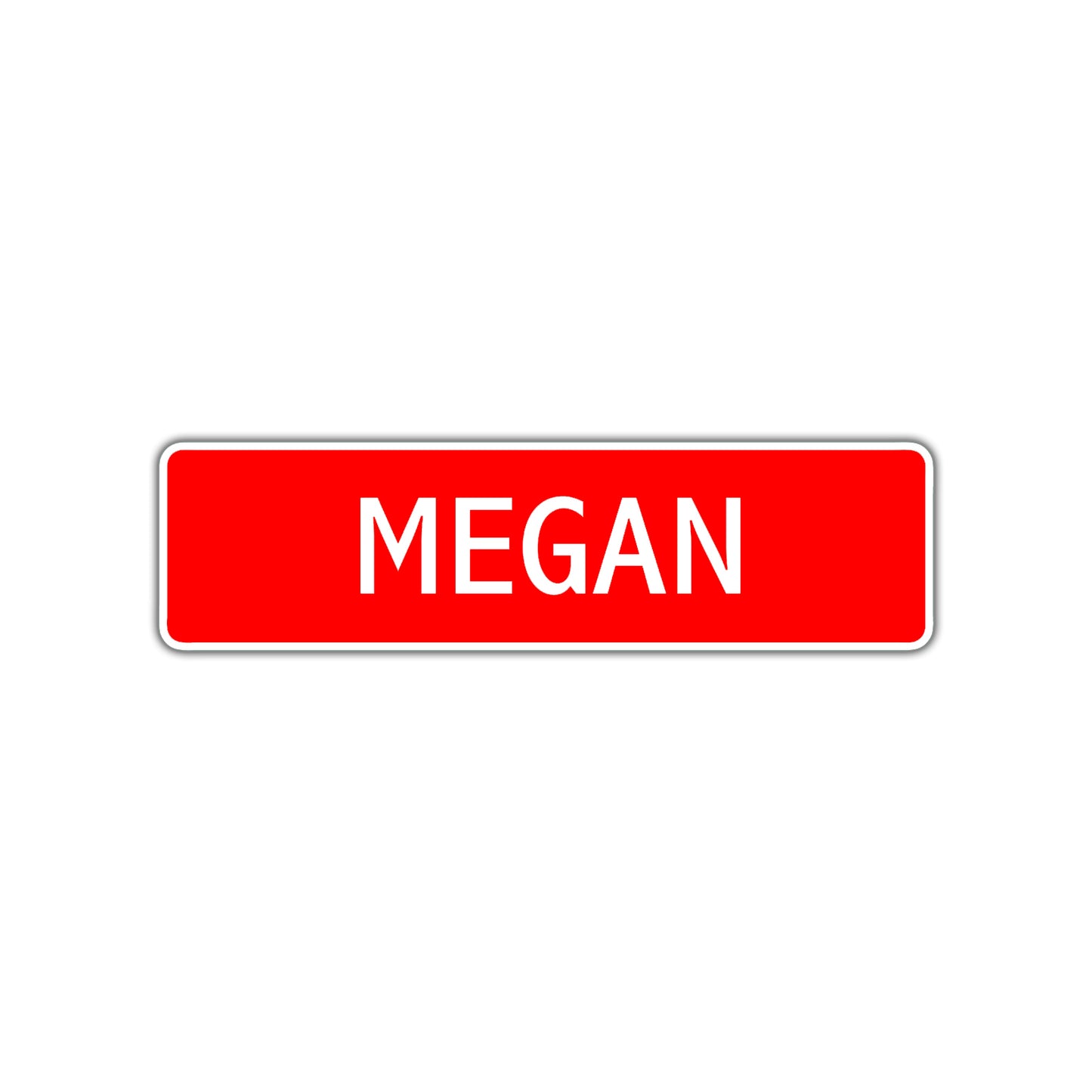 Megan Street Sign
