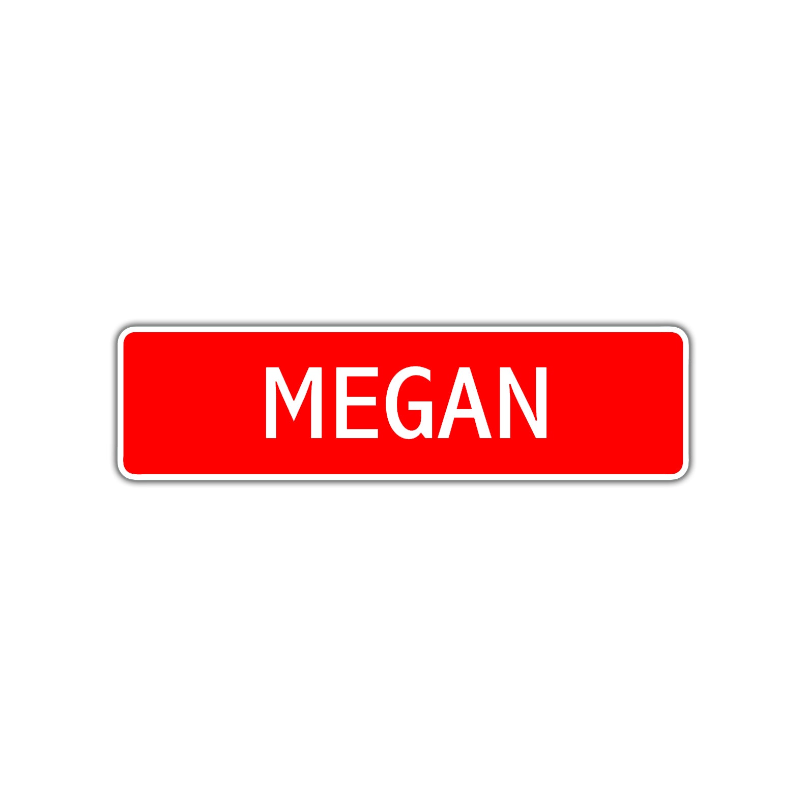 Megan Street Sign