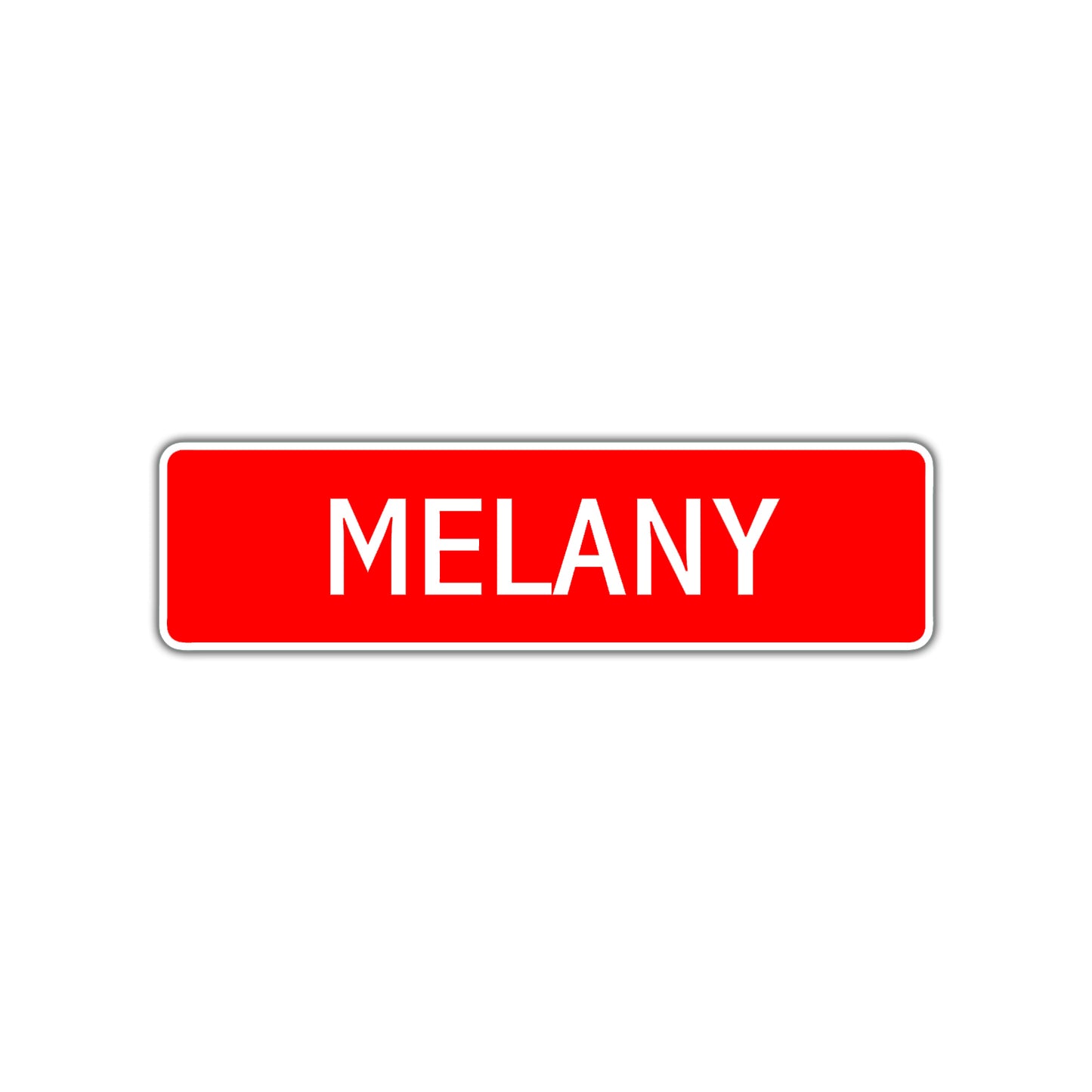 Melany Street Sign