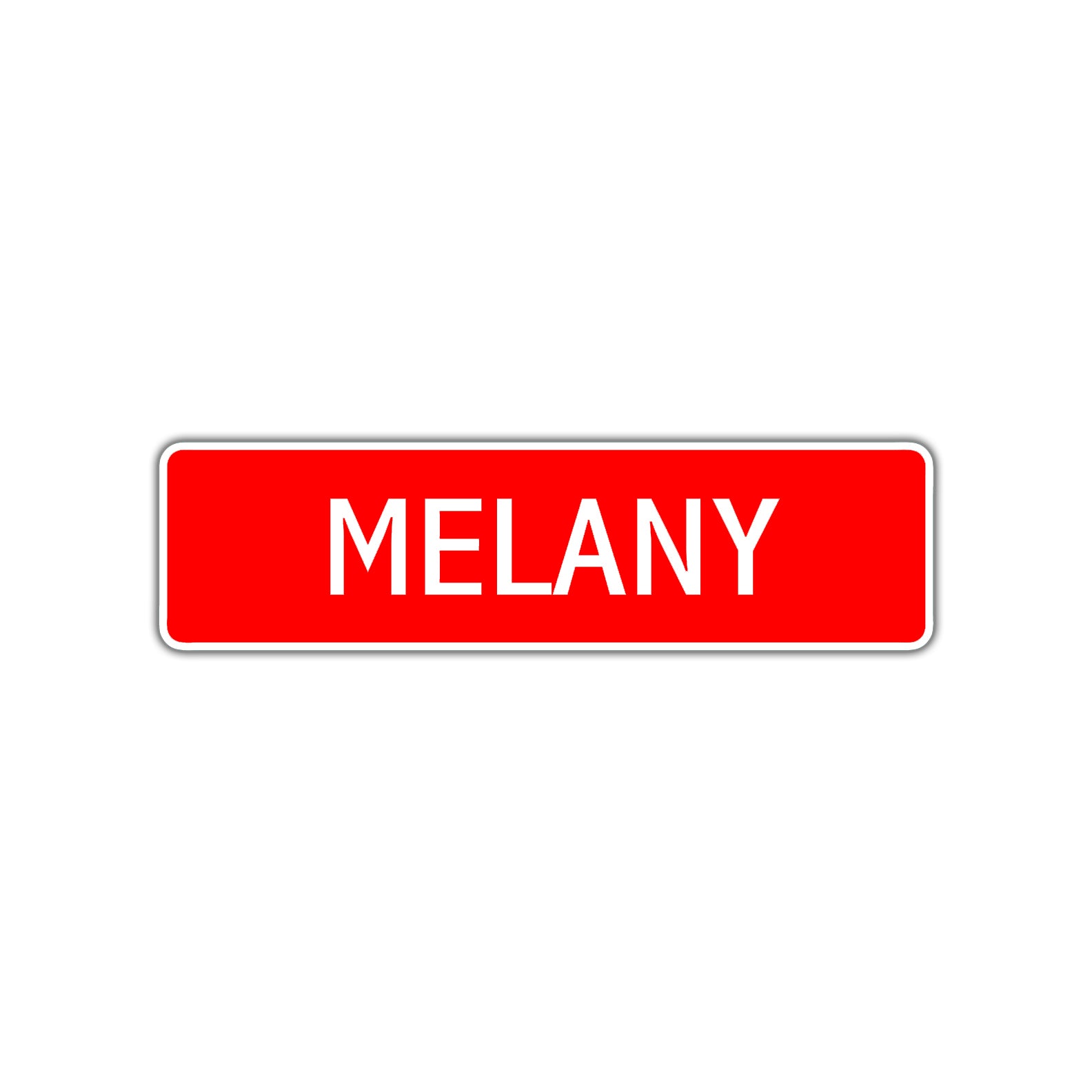 Melany Street Sign