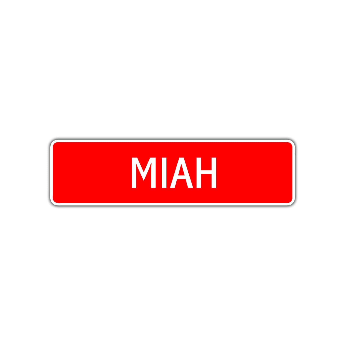 Miah Street Sign