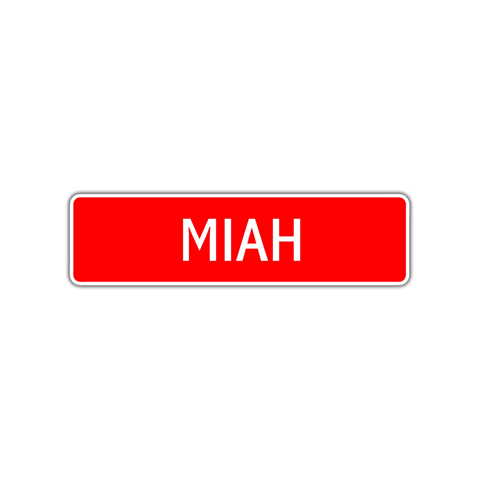 Miah Street Sign