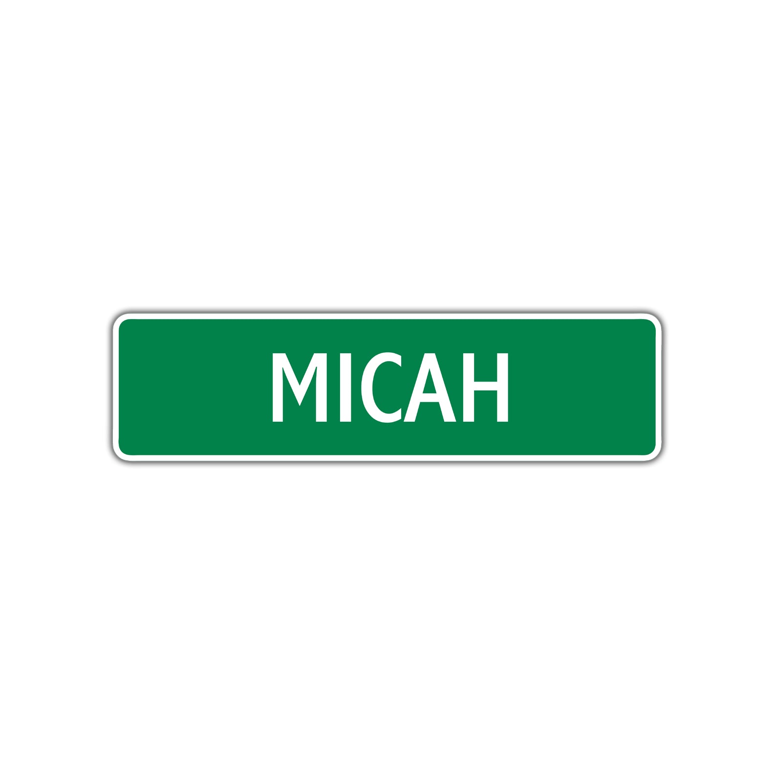 Micah Street Sign 