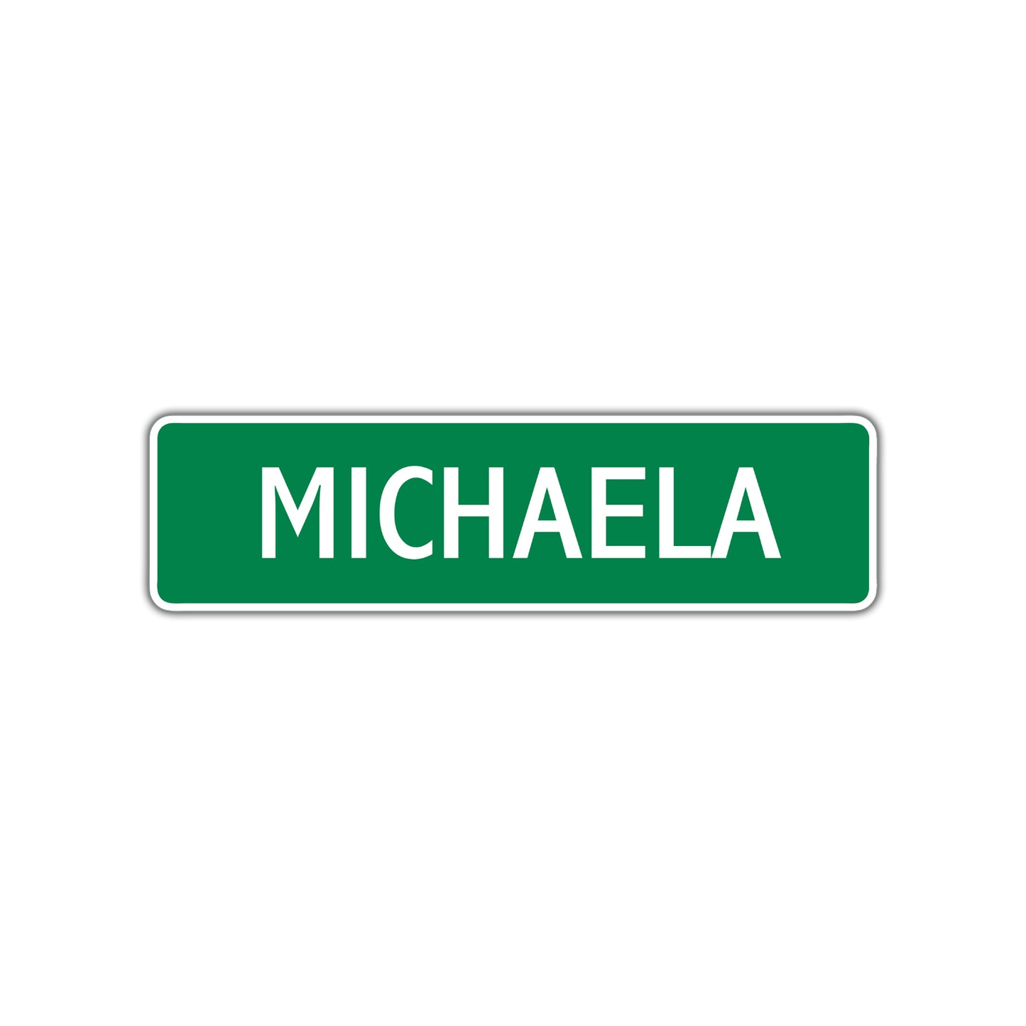 Michaela Street Sign Plate